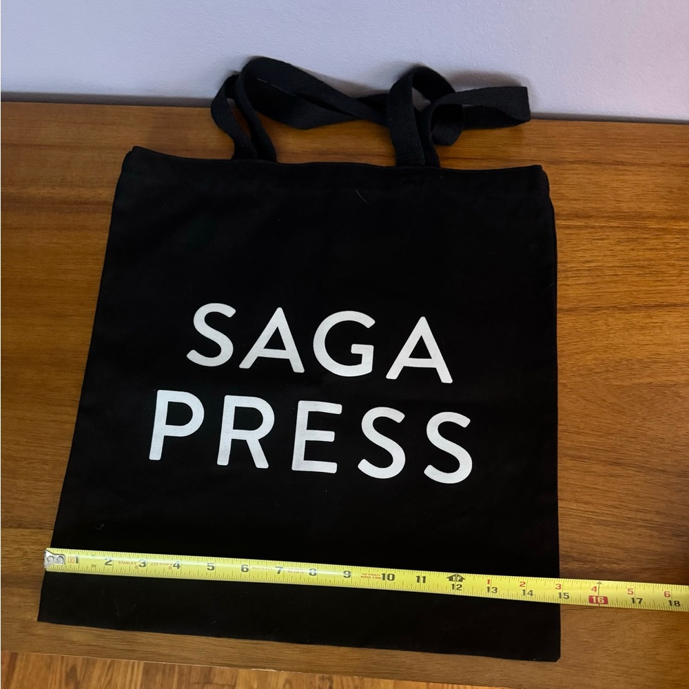 One (1) Saga Press Tote Bag